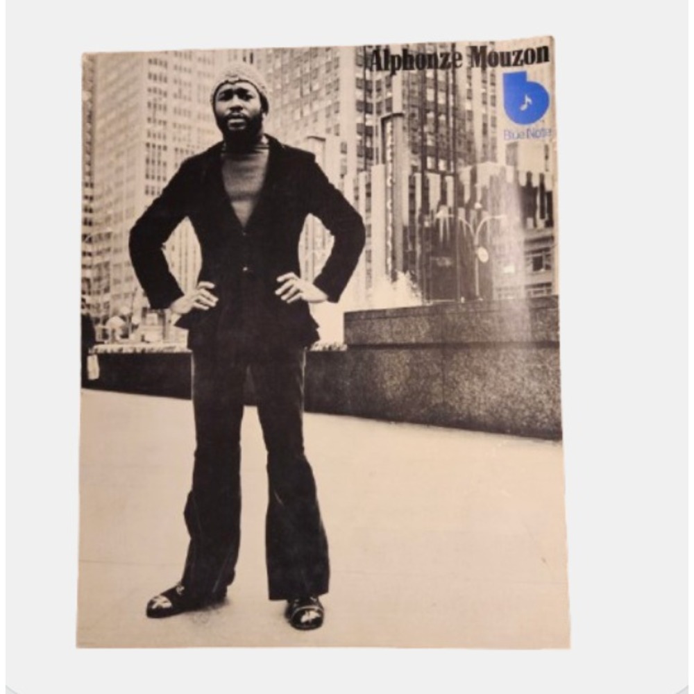 Alphonze Mouzon Vintage 70s Promo Flat Poster 21x27 Blue Note Records Jazz‎ Funk